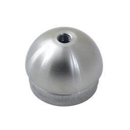 Spodek držáku madla ø42.4mm, závit M8, broušená AISI304