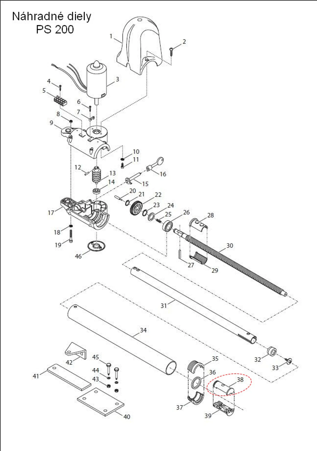 570TERSUPPS2 koncovka piestu, plastová, totožná s č.39
