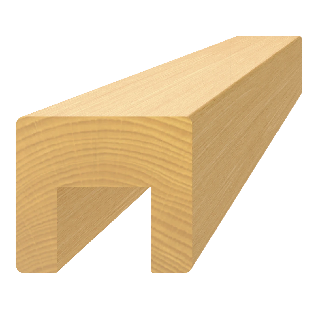 Drevený profil 45 x 40 x 3000 mm, (24 x 22 mm), brúsený buk