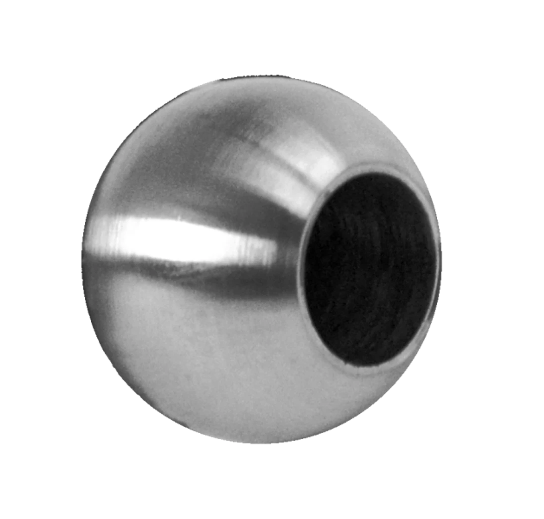 Koule koncová ø 20 mm na trubku ø 12 mm, broušená AISI 316