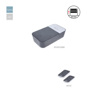 SPIDO1000 hlava pre sekcionálnu bránu do 10,5 m2 + 2x INTI2 - slide 0