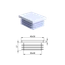 Krytka plastová 40 x 50 mm