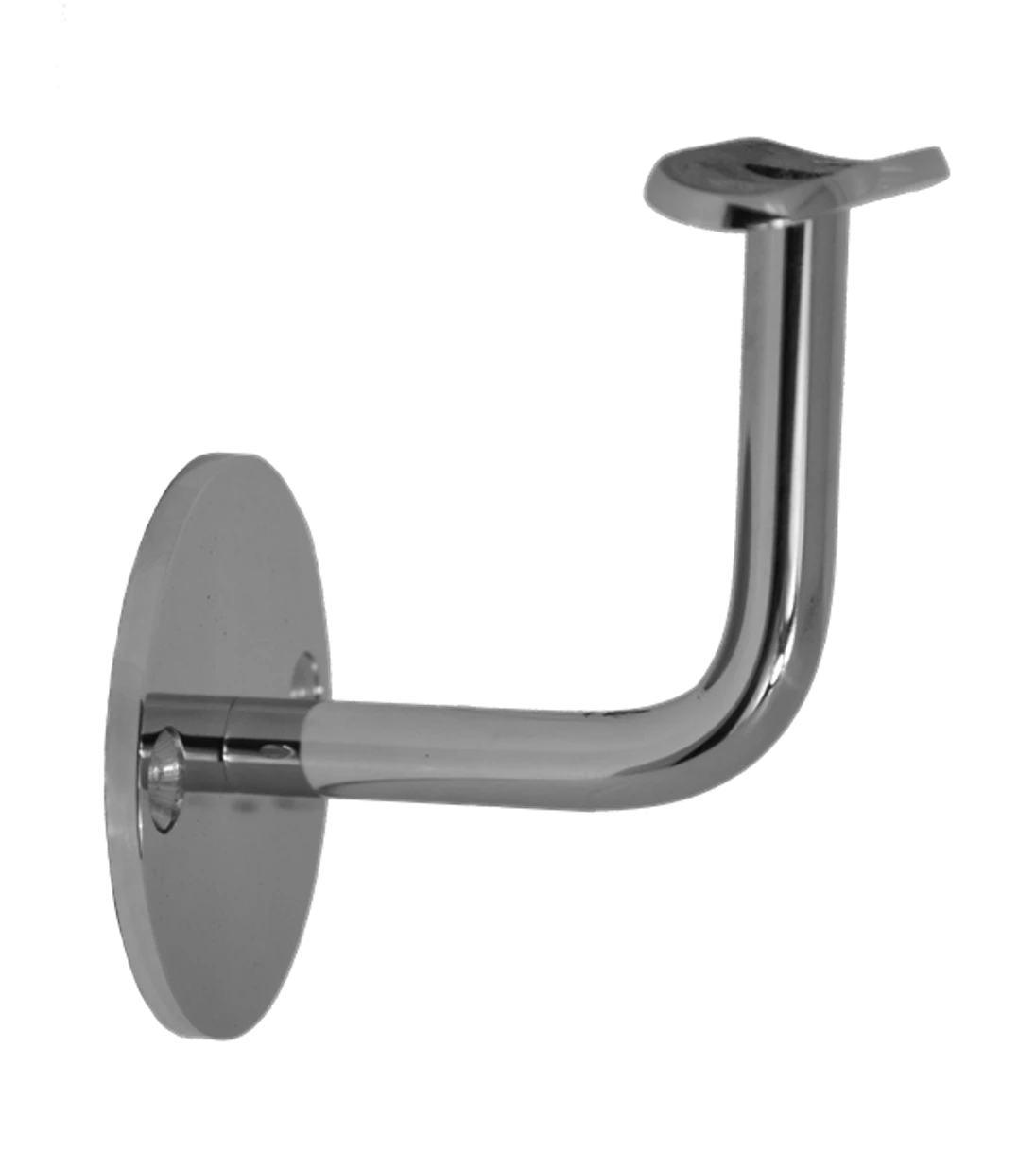 Držiak madla ø 42,4 mm na stenu, leštená nerez AISI 304