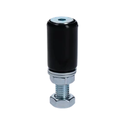 Polyamidový vodící váleček D-25mm, H-40mm, M12 pro horní vedení posuvných vrat