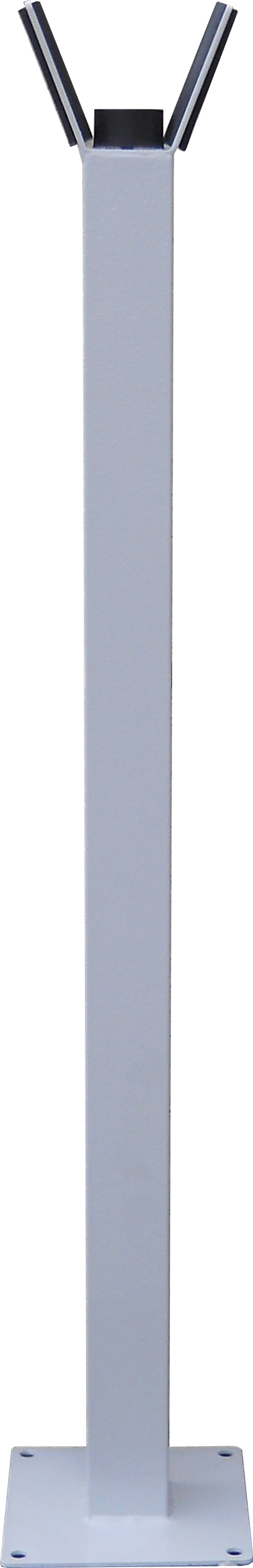 Pevná podpěra pro závory, výška 89.7cm, RAL7047