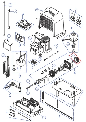 PMD0177AR01.4610 Pastorok RB350,400, RD400, SLH400, RBS400 - slide 1