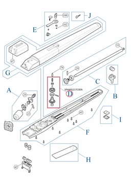 SPAMG217C00A kit prevodovky pre TOONA4024/5024/5024I/5024HS