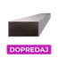 DOPRODEJ Profil 100 x 40 x 2 x 1000 mm, broušená AISI 304