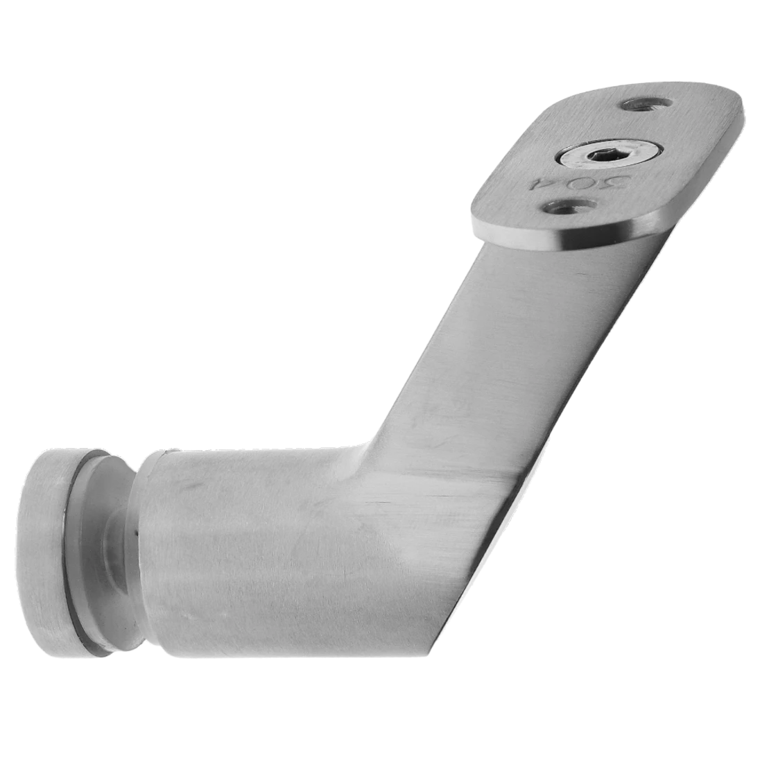 Držiak madla pevný na jokel, sklo 6 - 21,52 mm, AISI 304