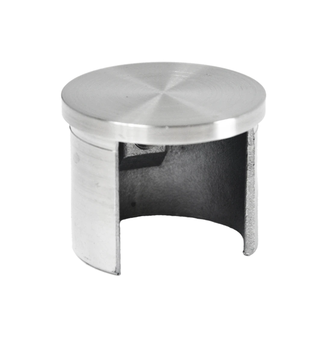 Ukončenie ø 42,4 mm, lepený spoj, brúsená nerez AISI 304