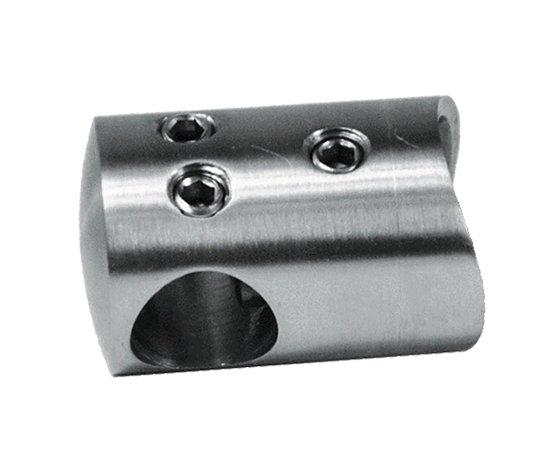 Držiak tyče spojovací ø 14 mm na trubku ø 42,4 mm, AISI 304