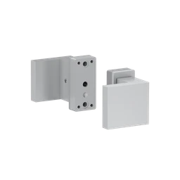 Hliníkový set guľa/guľa, strieborná farba