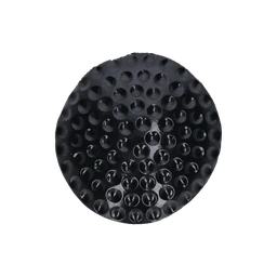 Gumený doraz, čierny, ø 50 mm