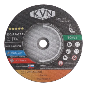 Rezný kotúč profesionálny na nerez, 230 x 2 x 22,2 mm - slide 0