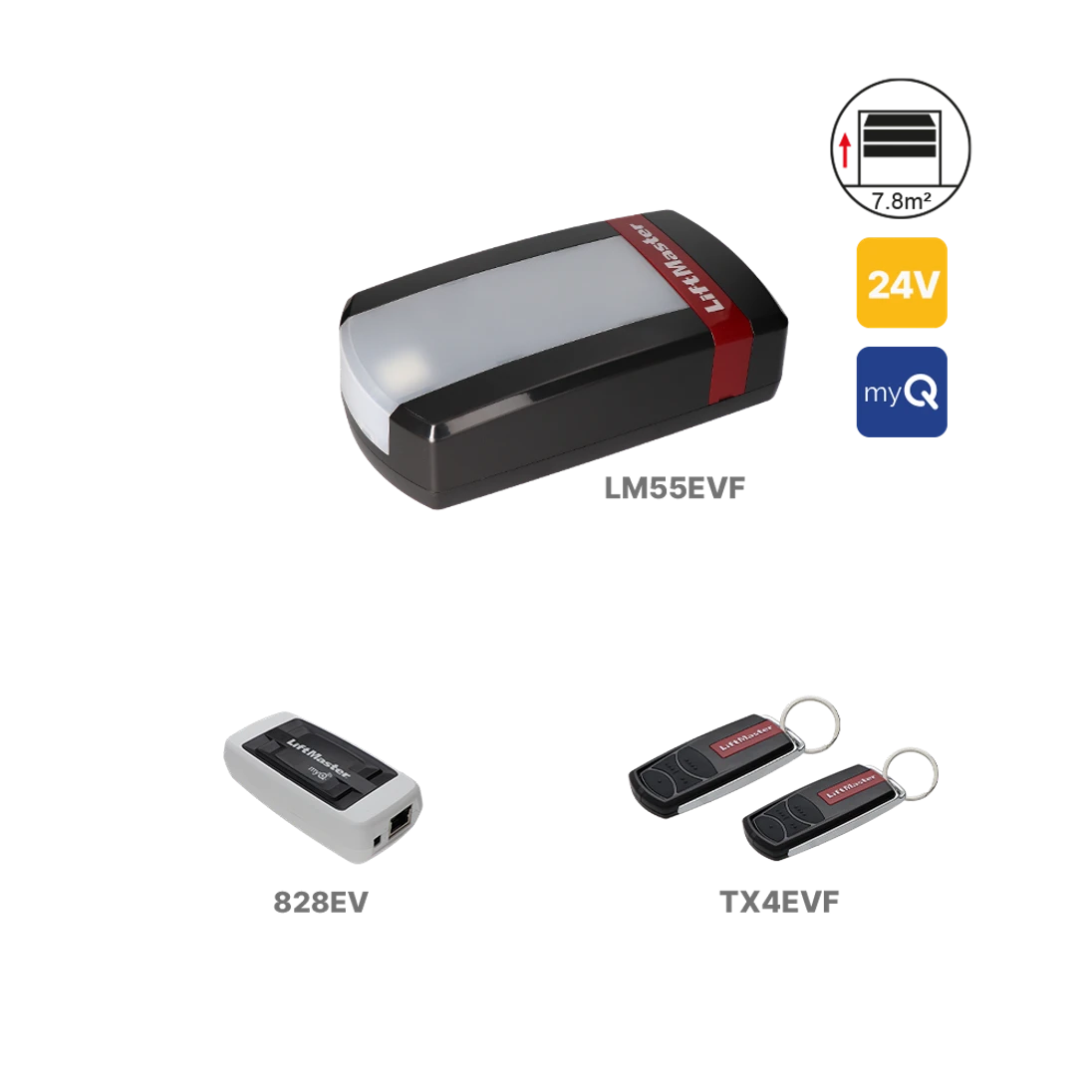 LiftMaster LM55EVF s myQ rozhraním 828EV