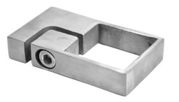 Úchyt na bočné kotvenie stĺpu 40 x 40 mm, brúsená AISI 304