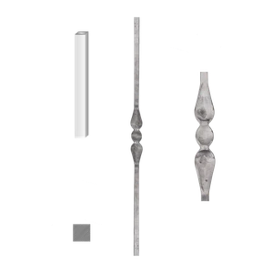 Tyč 12 x 12 x 900 mm, kovaná - slide 0