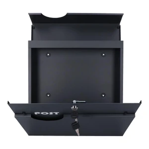 Schránka poštová, max A4, farba: RAL 7016 - slide 1