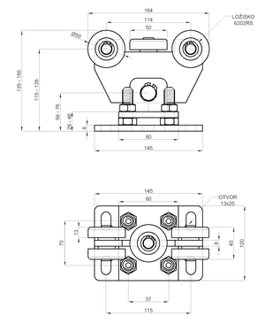 Samonos bez profilu do 230 kg/4 m - slide 2