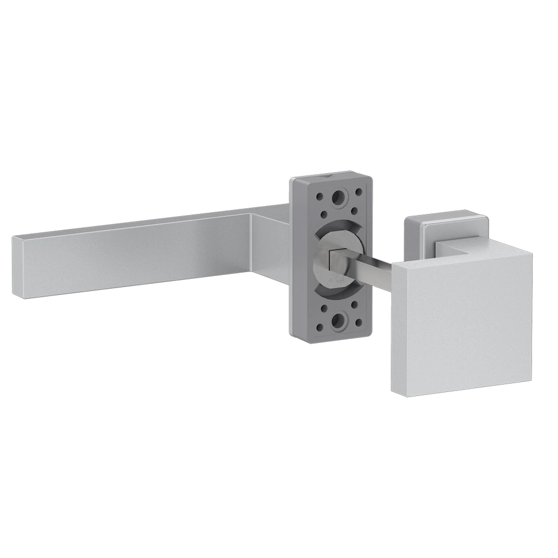 Hliníkový set kľučka/guľa, strieborná farba