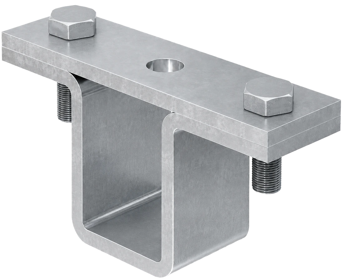 Objímka pre dva montážne profily 41 x 41 mm
