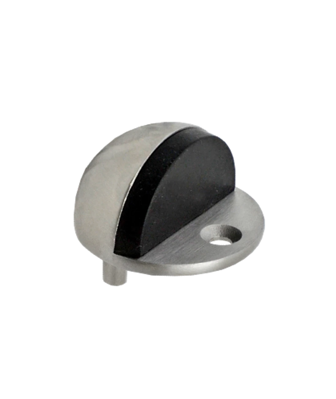 Nerezový doraz dverí s gumou, brúsená nerez AISI 304