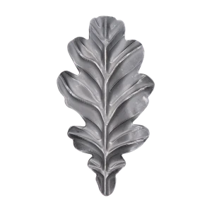 Dubový list 170 x 90 x 2 mm, plech bez povrchovej úpravy - slide 0