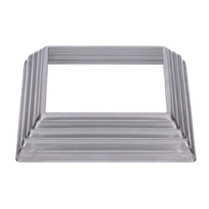 Krytka, plech, 122 x 122 x 29 mm, diera 82 x 82 mm, výlisok - slide 2