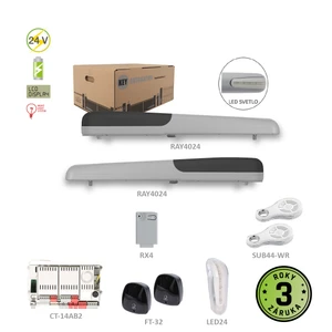 RAY42 KIT pro dvoukřídlovou bránu do 4m/křídlo - slide 0