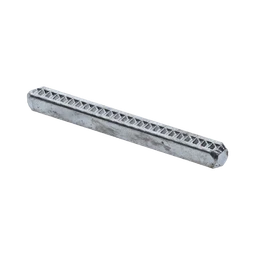 Hriadeľ kľučky 8 x 8 x 110 mm, pozinkovaný