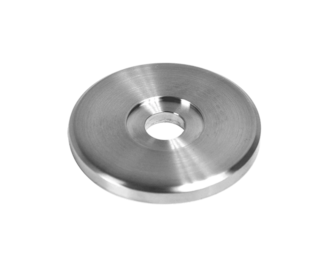 Deska pro boční kotvení sloupu ø 50 mm, broušená AISI 304