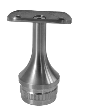 Držák madla pevný na trubku ø 42,4 mm, broušená AISI 304 - slide 0