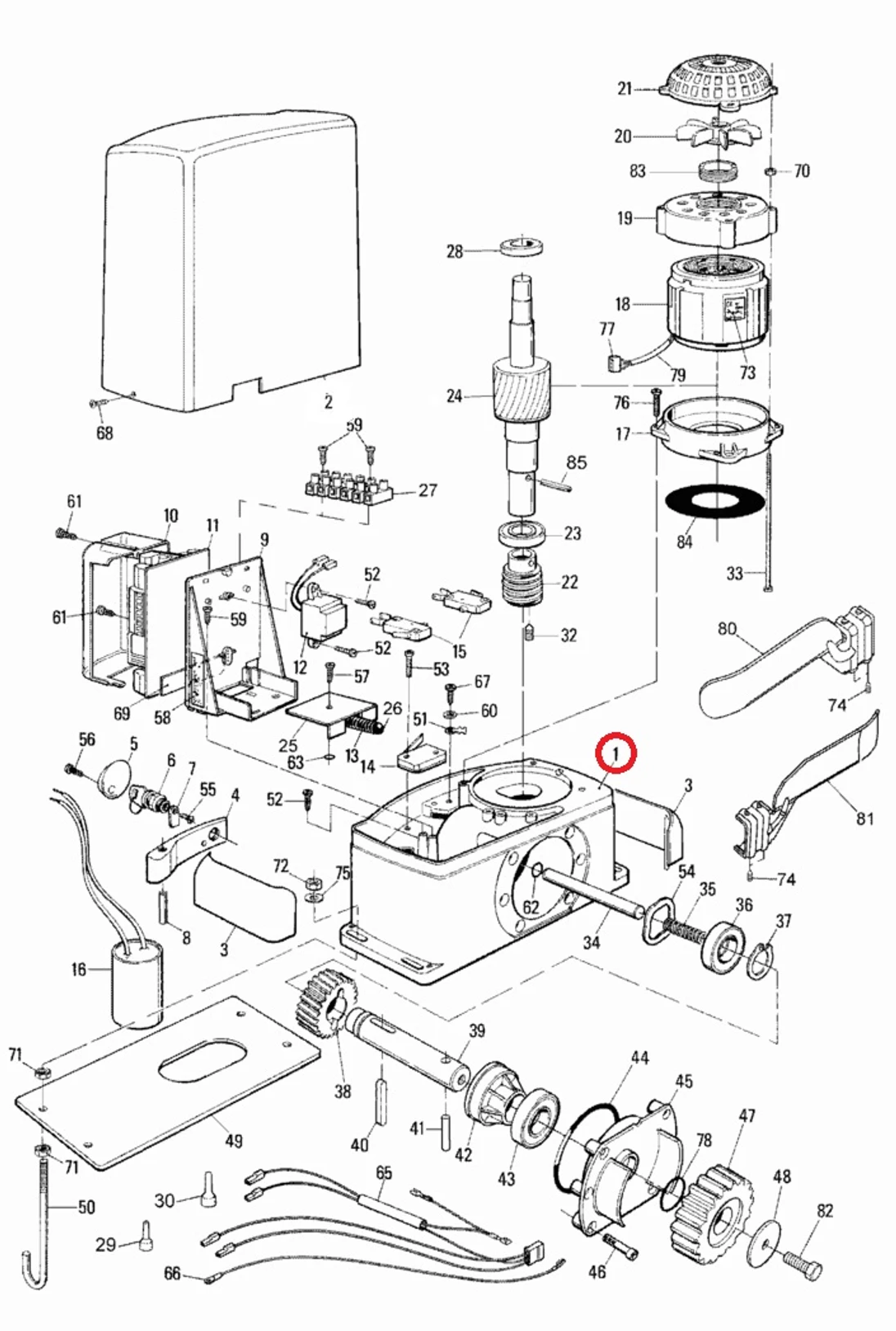 BMGTHAR07.45673 korpus motora THOR