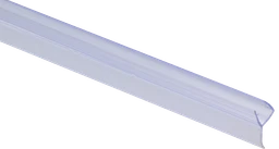 Plastové tesnenie na sklo 8 mm, L = 2200 mm