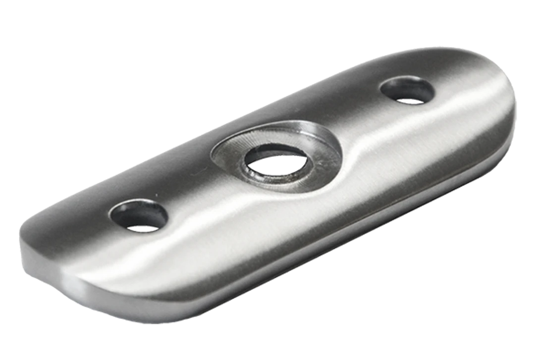 Nadpájacia platňa na trubku ø 33,7 mm, brúsená AISI 304