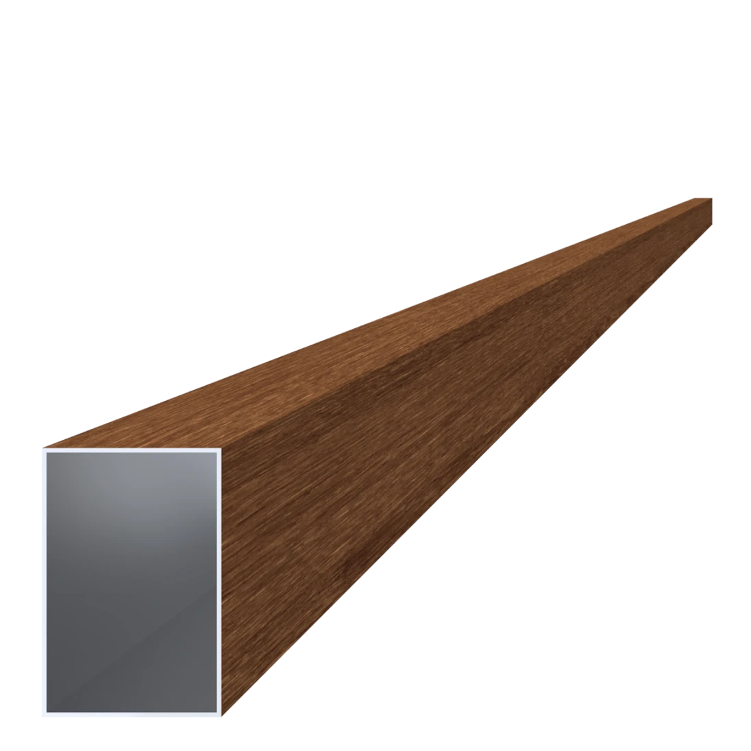 Al jokel 60 x 40 x 1 x 6000 mm, lak so štruktúrou ORECH