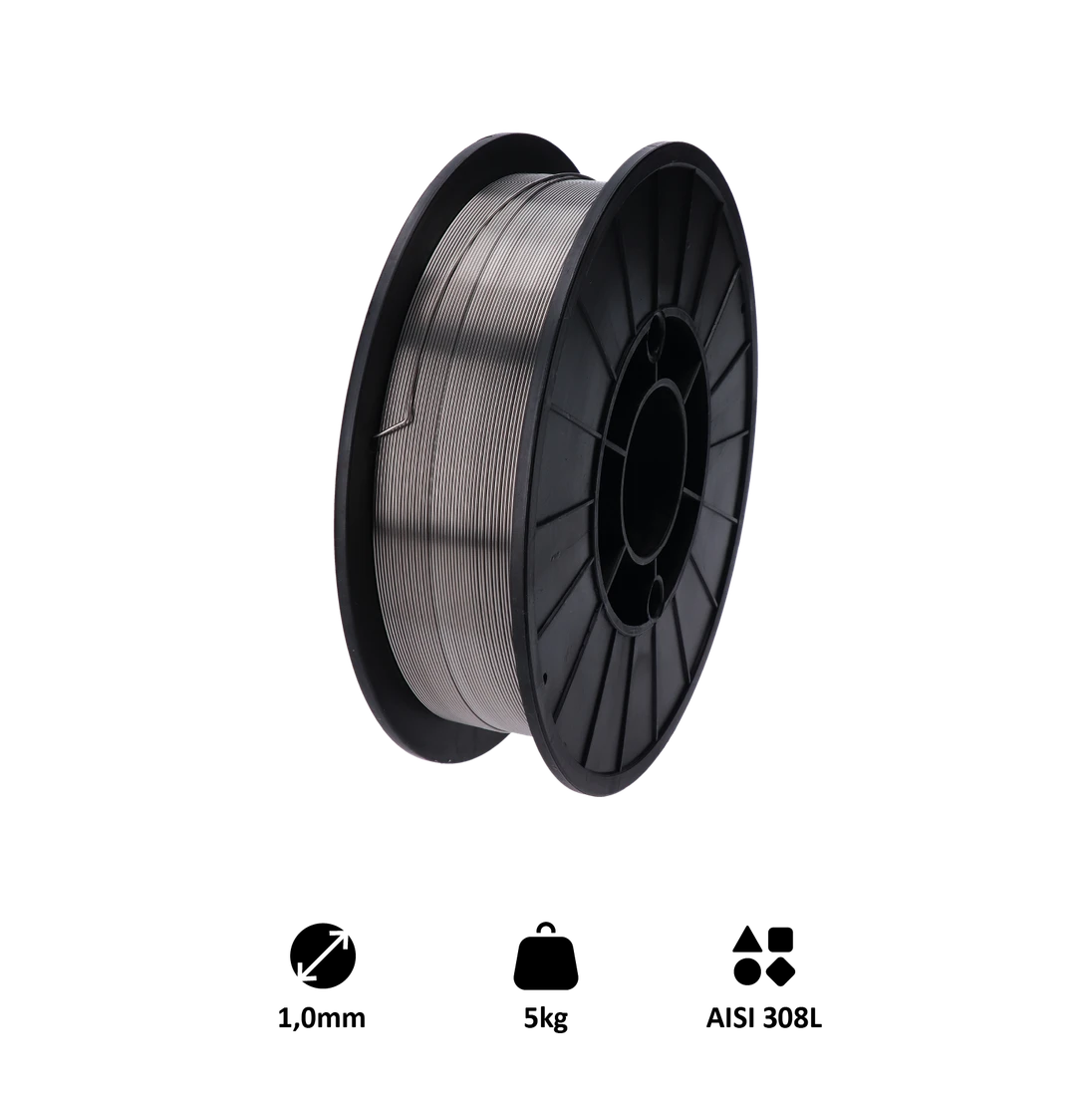 Zvárací drôt, AISI 308L, 1 mm, 5 kg, MIG-MAG nerez