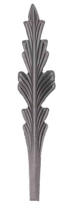 DOPREDAJ List 300 x 60 x 3 mm, ohnutý, výlisok