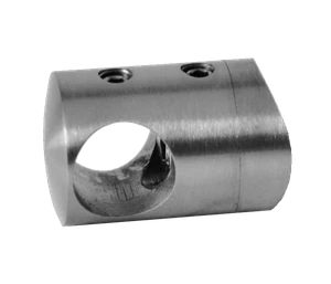 Držiak tyče ø 14 mm na trubku ø 42,4 mm, brúsená AISI 304 - slide 0