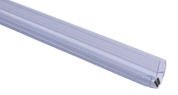 Plastové tesnenia magnetické, sklo 10 mm, 90°, L = 2200 mm