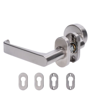 KLučka (L) + Guľa oválna (pevná) vyhnutá, brúsená AISI 304 - slide 0