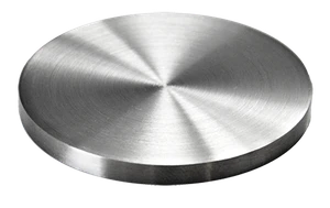 Ukončení ø80mm/H-6mm, broušená nerez AISI304 - slide 0