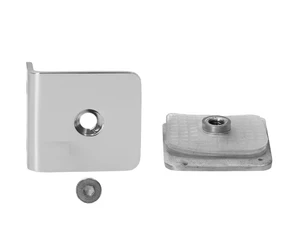 Svorka skla medzi stenu a sklo, sklo 8 - 10 mm, AISI 304 - slide 3