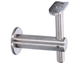 Držiak madla ø 42,4 mm na stenu, brúsená nerez AISI 304