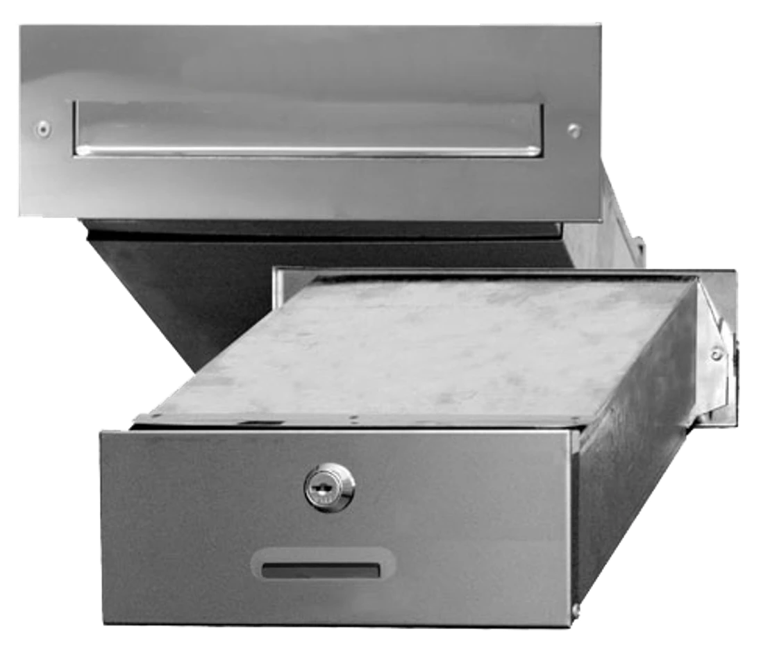 Schránka poštová, max. formát listu A4, leštená AISI 430