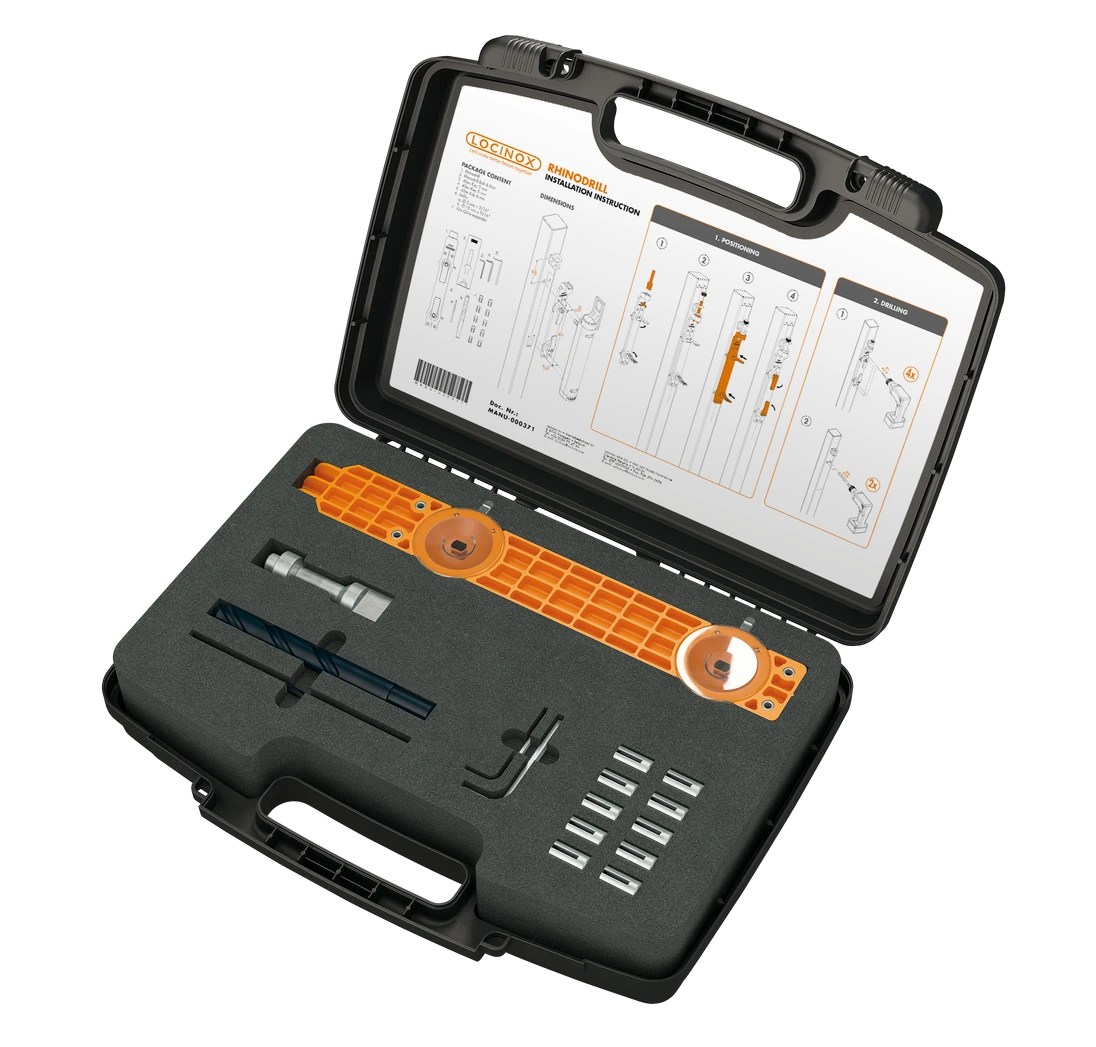 Súprava náradia pre montáž zatvárača brány RHINO