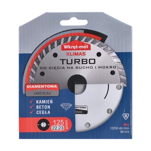 Turbo diamantový kotúč 125 x 2,3 x 22 mm - slide 2