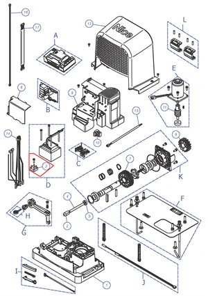 DPONTE-B.2830 Usmerňovač pro mnoho NICE pohonov - slide 1