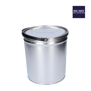 Barva antikorozní polomatná na zinek 5 kg noční-modrá - slide 0