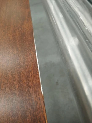 poškozený profil na výplň 108x16x6000mm, materiál EN AW-6060 T66, přírodní hliník bez povrchové úpravy, cena za KUS - slide 2